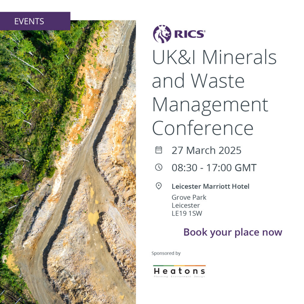 RICS UK Minerals and Waste Management Conference